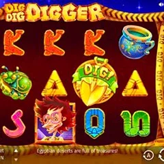 Dig Dig Digger slot game at Sportzino Casino by BGaming